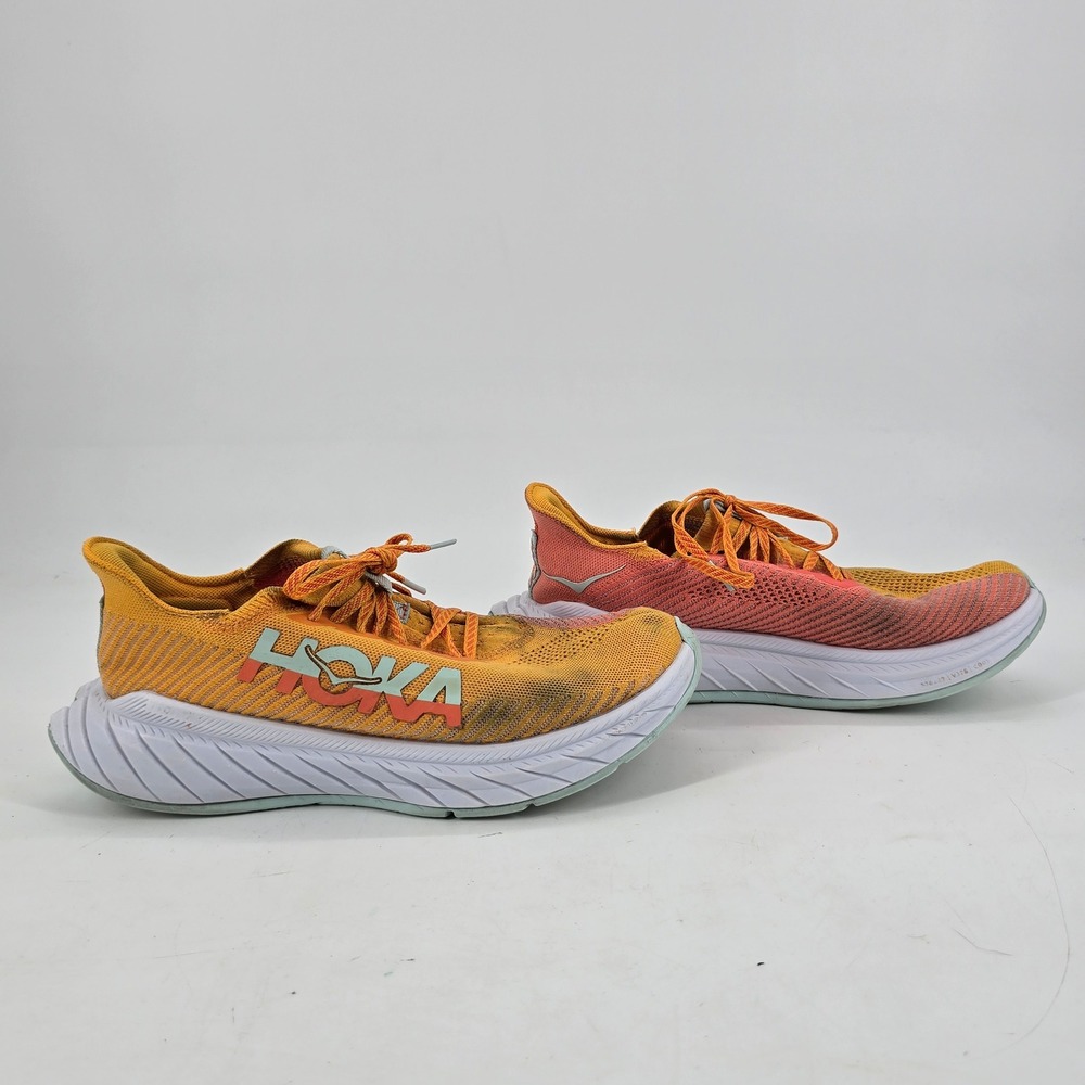 Hoka Womens Carbon X 3 Running Shoes 10 Yellow Camellia 1123193